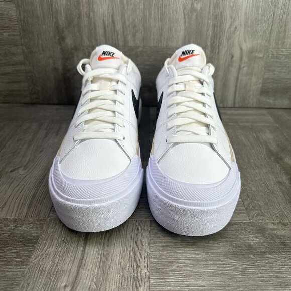 Nike Court Legacy Women's size 9.5 White Black Casual Shoes DM7590-100 - Picture 4 of 9